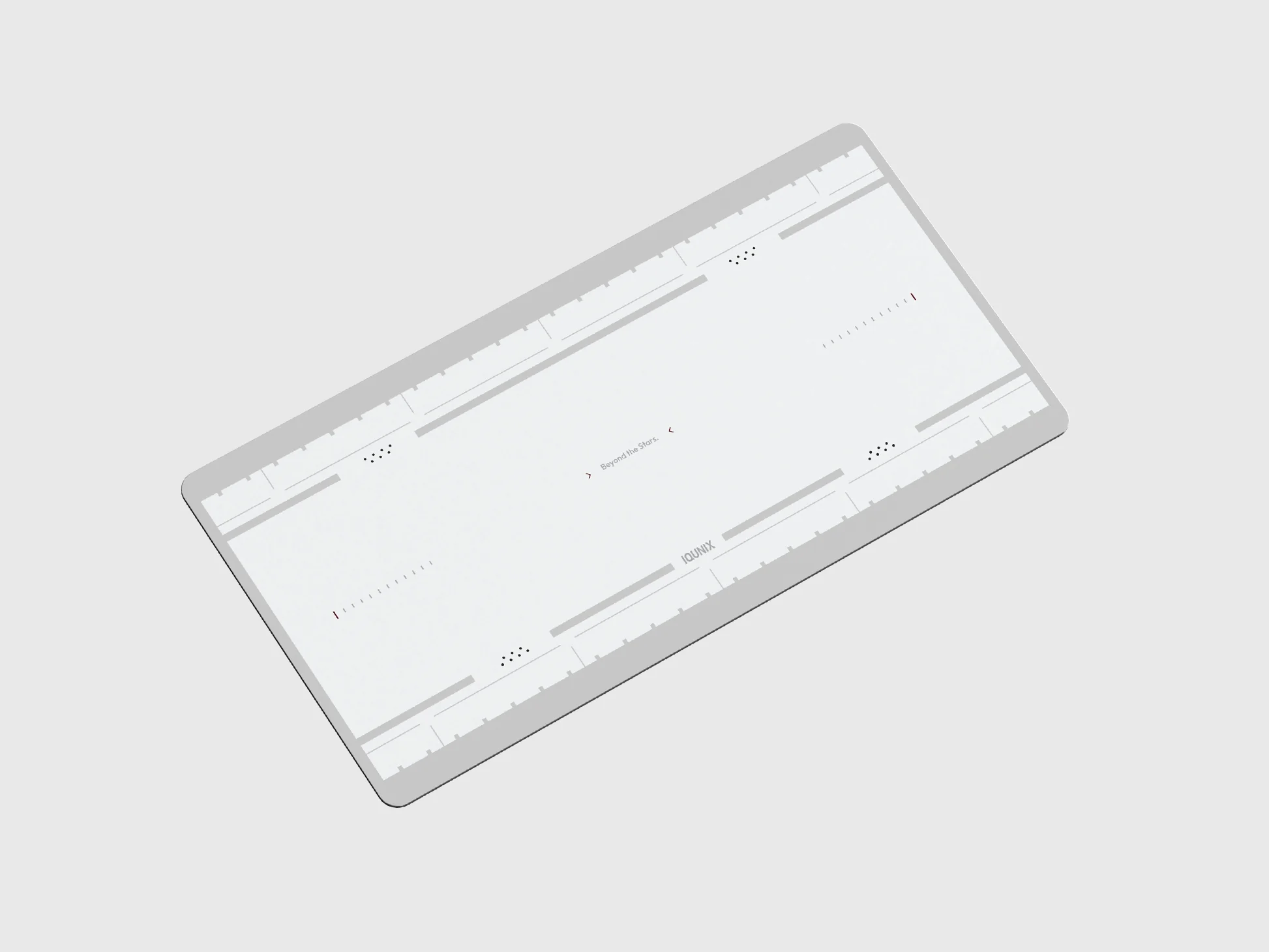 IQUNIX MQ80 Astral White Desk Mat - Image 5